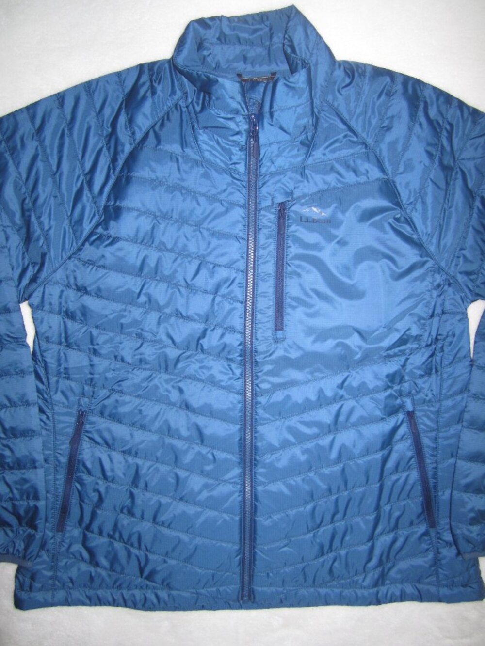 LL BEAN PrimaLoft Packaway Jacket Bright Mariner Item 525719 Women’s XL - Picture 8 of 15